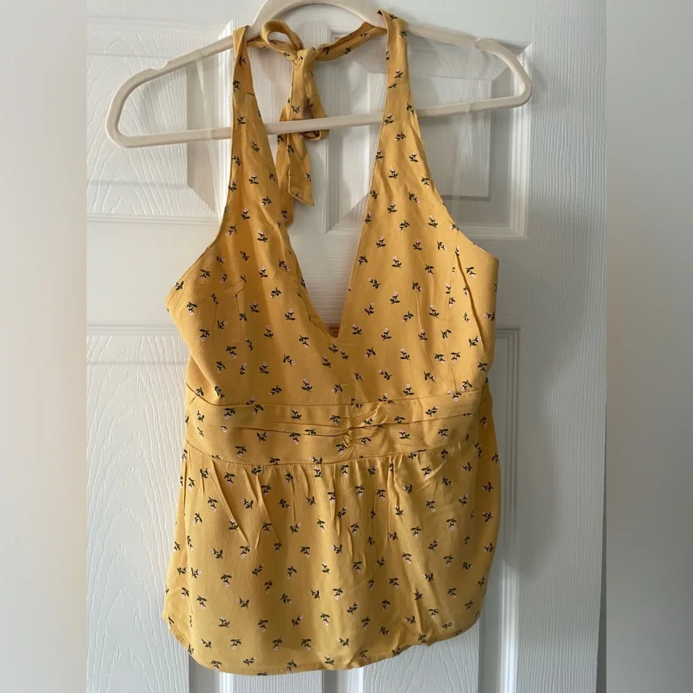 American Eagle Floral Halter Top NWT - Picture 1 of 6